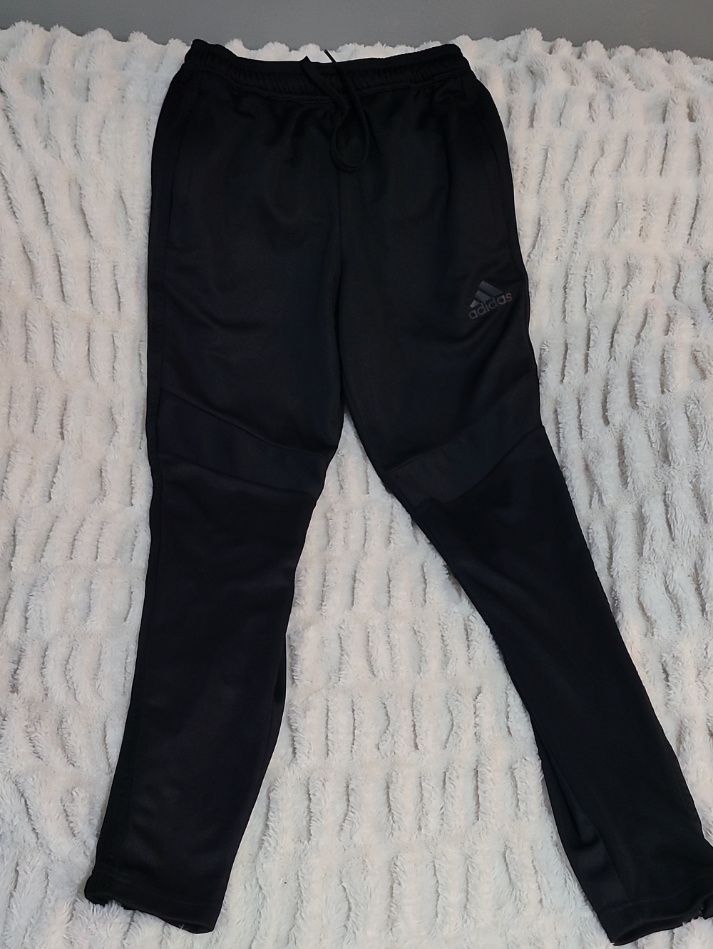 adidas Climacool  Black Men's Tapered Training Joggers With Zippered Ankles